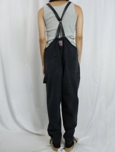 画像3: BRONX CANADA製 コットンオーバーオール BLACK (3)