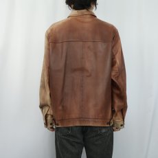 画像3: POLO Ralph Lauren チンスト付き ラムレザースイングトップ M (3)