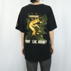 画像4: 90's FRONT LINE ASSEMBLY "PROPHECY" エレクトロ・インダストリアルバンドTシャツ BLACK  (4)