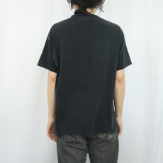 画像3: 90's〜 THE DAMNED パンクロックバンド スカル騙し絵プリントTシャツ BLACK L (3)