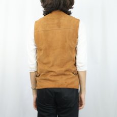 画像3: 50's Abercrombie & Fitch スエードレザーベスト  (3)