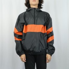 画像2: Eastbay SPORTS COLLECTION 切り替えデザイン ナイロンアノラックパーカー L (2)