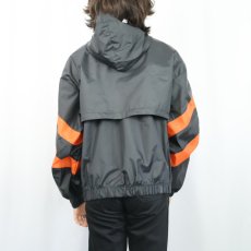 画像3: Eastbay SPORTS COLLECTION 切り替えデザイン ナイロンアノラックパーカー L (3)