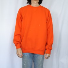 画像2: 90's RUSSELL ATHLETIC USA製 前V 無地スウェット XL (2)