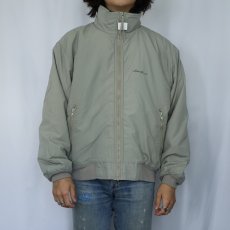 画像2: 80〜90's Eddie Bauer USA製 "WINDfoil" 裏フリース ナイロンジップジャケット M (2)