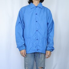 画像2: 70's WEST WIND "U.S. Submarine Veterans" ワッペン付き ナイロンコーチジャケット M (2)