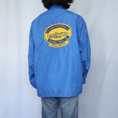 画像3: 70's WEST WIND "U.S. Submarine Veterans" ワッペン付き ナイロンコーチジャケット M (3)