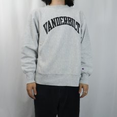 画像2: 80's Champion REVERSE WEAVE USA製 "VANDERBILS" プリントスウェット L (2)