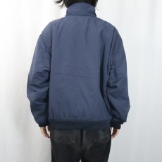 画像3: 80〜90's L.L.Bean "Warm-up Jacket" フリースライナー シェルドジャケット NAVY REGULAR (3)