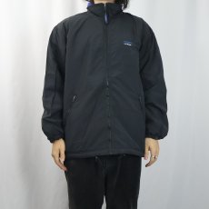 画像2: 90's L.L.Bean "Warm-up Jacket" フリースライナー シェルドジャケット BLACK L (2)