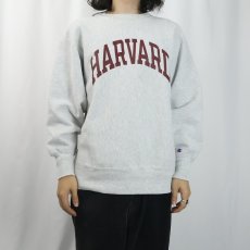 画像2: 90's Champion REVERSE WEAVE USA製 "HARVARD" プリントスウェット L (2)
