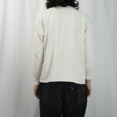 画像3: 40〜50's MOLLIS 裏パイル ヘンリーネック コットンアンダーシャツ SIZE7 (3)