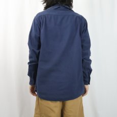 画像3: KAPITAL ライトネルシャツ NAVY M (3)