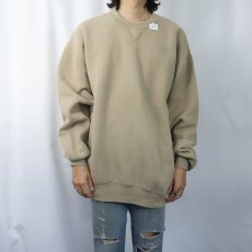 画像2: 90's RUSSELL ATHLETIC USA製 前V 無地スウェット XLT (2)