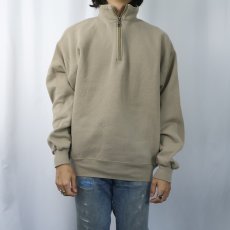画像2: 90's RUSSELL ATHLETIC USA製 ハーフジップスウェット L (2)