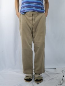 画像2: POLO Ralph Lauren コットンチノトラウザーズ W35 (2)
