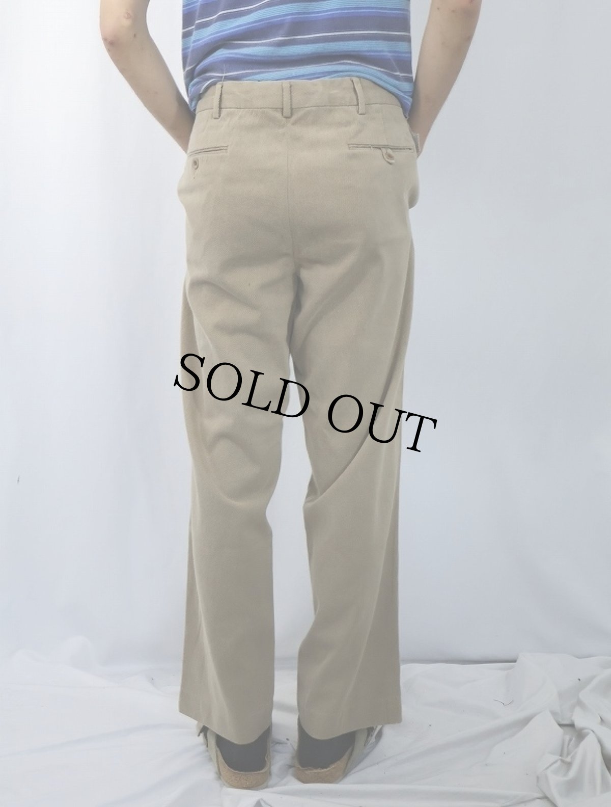 画像3: POLO Ralph Lauren コットンチノトラウザーズ W35 (3)