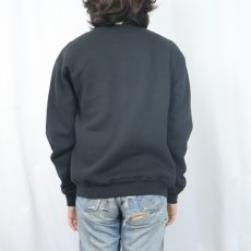 画像3: 80's RUSSELL ATHLETIC USA製 "VANDERBILT" 前V プリントスウェット BLACK M (3)