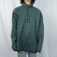 画像2: 2022AW Patagonia 総柄 ハーフベターセーター XXL (2)