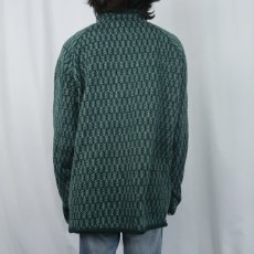 画像3: 2022AW Patagonia 総柄 ハーフベターセーター XXL (3)