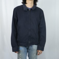 画像2: Eddie Bauer 猫目ボタン コットンスイングトップ BLACK M (2)