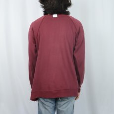画像3: 80's Champion トリコタグ USA製 "HARVARD" プリントラグランスウェット XL (3)