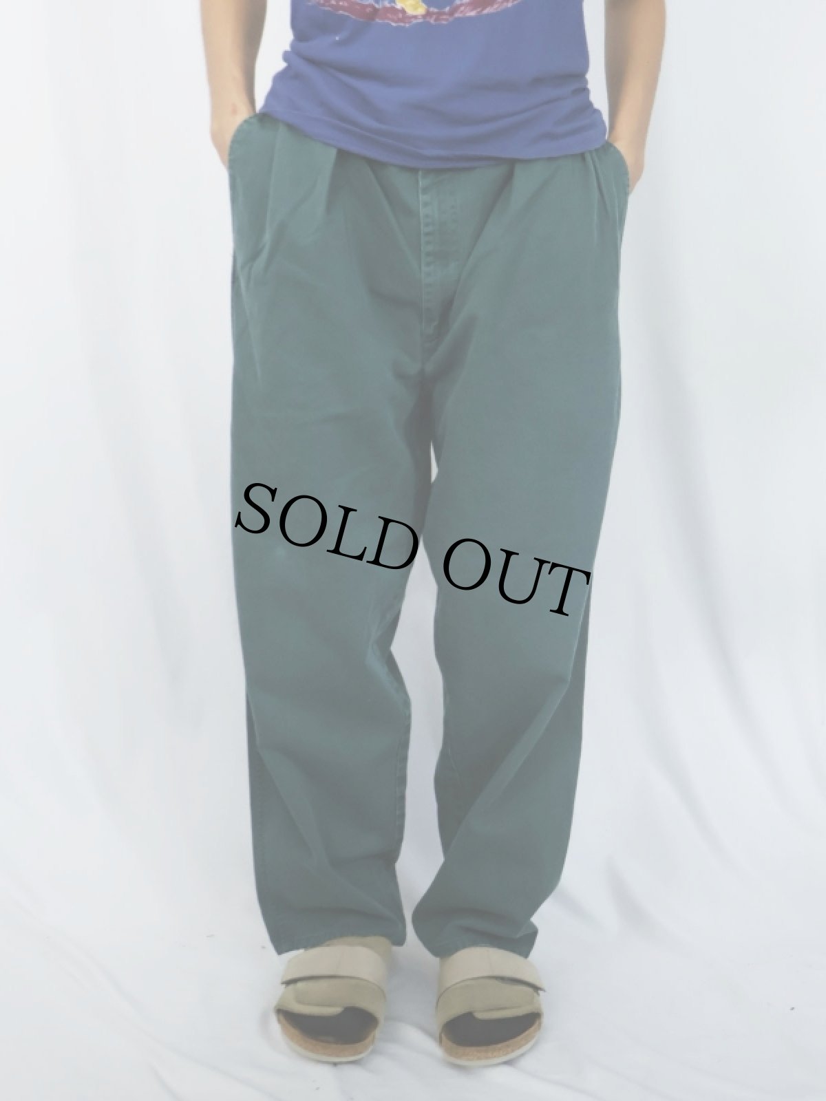 画像2: 90's POLO Ralph Lauren USA製 "THE CLASSIC GOLF PANT" 2タック チノトラウザーズ W33 (2)