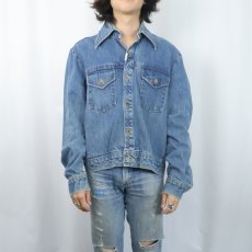 画像2: 60〜70's デニムジャケット (2)