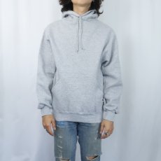 画像2: 90's RUSSELL ATHLETIC USA製 無地スウェットフーディー M (2)