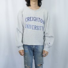 画像2: 90's Champion REVERSE WEAVE USA製 "CREIGHTON UNIVERSITY" カットオフ プリントスウェット XL (2)