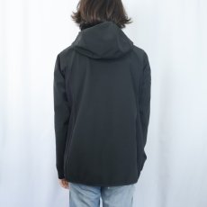 画像3: 2015AW Patagonia "DOUBLE BACK" ロゴ刺繍 アズハイブリッドフーディー BLACK L (3)