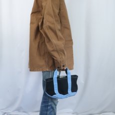 画像2: 90's L.L.Bean USA製 "BOAT AND TOTE" キャンバストートバッグ BLACK MINI (2)