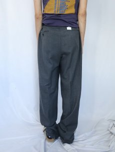 画像3: 80〜90's Burberrys' 2タック ウールスラックス W35 (3)