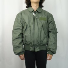 画像2: 2000's U.S.AIR FORCE CWU-45/P フライトジャケット LARGE (2)