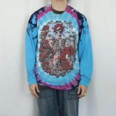 画像3: 90's GRATEFUL DEAD USA製 タイダイ ロックバンドロンT XL (3)
