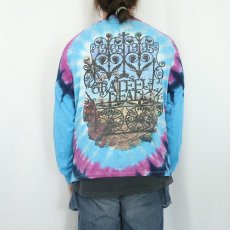 画像4: 90's GRATEFUL DEAD USA製 タイダイ ロックバンドロンT XL (4)
