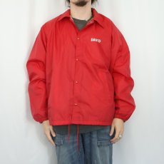 画像3: 80〜90's AUBURN SPORTSWEAR USA製 "TRI-COUNTY SHRINE CLUB" フロッキープリント ナイロンコーチジャケット XL (3)