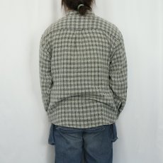 画像3: Direction concept チェック柄 コットンシャツ L (3)