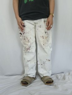 画像3: Dickies ペンキペイント コットンペインターパンツ W38 (3)