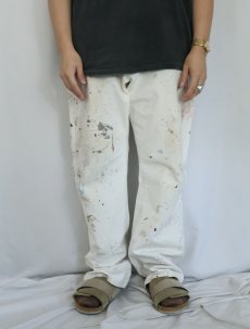 画像3: Dickies ペンキペイント コットンペインターパンツ W37 (3)