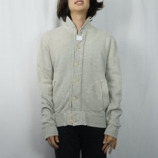 画像2: POLO Ralph Lauren 猫目ボタン スウェットカーディガン S (2)