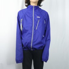 画像2: 2000's Patagonia "VELOCITY 02" ロゴ刺繍 ナイロンジップジャケット L  (2)