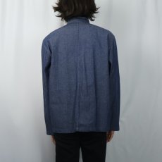 画像5: 70⁡〜80's L'Anti-Cher フレンチチャイナ コットンシャツジャケット/パンツ SETUP SIZE54 (5)