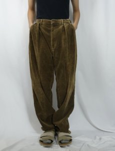 画像2: 90's POLO Ralph Lauren USA製 2タック コーデュロイパンツ W32 (2)