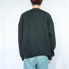 画像3: 90's RUSSELL ATHLETIC USA製 前V 無地スウェット BLACK XL (3)
