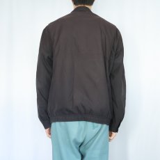 画像3: POLO Ralph Lauren ロゴ刺繡 チンスト付き ポリエステルスイングトップ BLACK L (3)