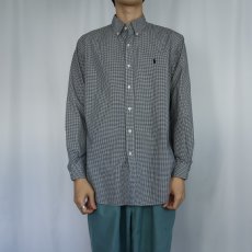 画像2: Ralph Lauren "CLASSIC FIT" ギンガムチェック柄 コットンボタンダウンシャツ SIZE16 (2)