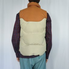 画像3: 70〜80's JANSPORT ウエスタンダウンベスト M (3)