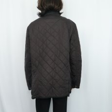 画像3: POLO Ralph Lauren ガンパッチ付き 中綿入り キルティングジャケット BLACK XL (3)