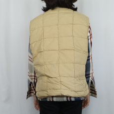 画像3: 70's 裏ボア 中綿入り キルティングベスト (3)